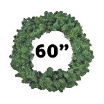 60" Unlit Commercial Colorado Pine Wreath