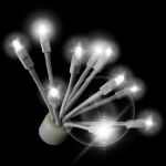 LED C9 Glitzer by Holidynamics Twinkle Pure White 5pk