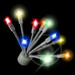 LED C9 Glitzer by Holidynamics Twinkle Multi Color 5pk