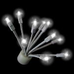 LED C9 Glitzer by Holidynamics Pure White 5pk
