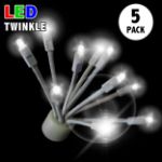 LED C9 Glitzer by Holidynamics Twinkle Pure White 5pk