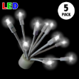 LED C9 Glitzer by Holidynamics Pure White 5pk