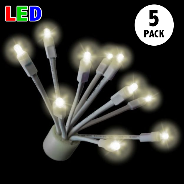 LED C9 Glitzer by Holidynamics Warm White 5pk
