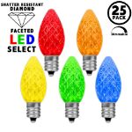 NL Select Multi Color C7 LED Replacement Bulbs 25 Pack