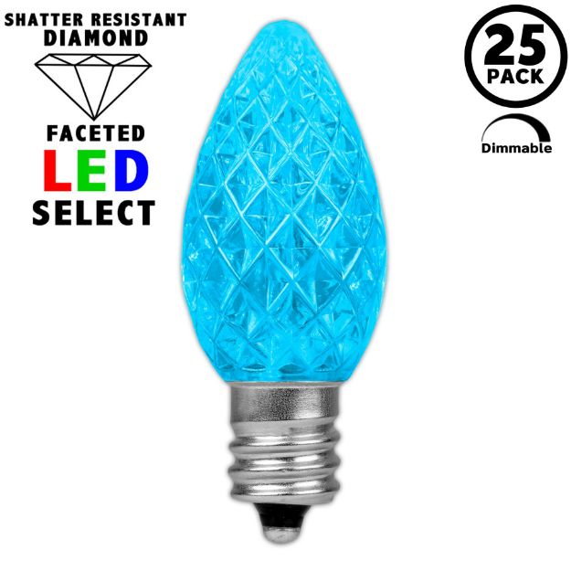NL Select Teal C7 LED Replacement Bulbs 25 Pack