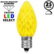 NL Select Yellow C7 LED Replacement Bulbs 25 Pack