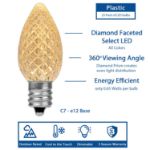NL Select Sun Warm White C7 LED Replacement Bulbs 25 Pack