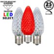 NL Select Red/Pure White C9 LED Replacement Bulbs 25 Pack