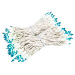 RetroGlo® Teal Mini Lights 100 Light on White Wire 50 Feet Long
