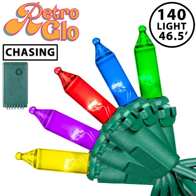 RetroGlo® Multi Color Multi Function Chasing Christmas Lights