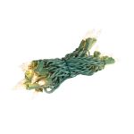 RetroGlo® Clear Mini Lights 20 Light on Green Wire 8.5 Feet Long