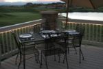 4' Rope Light Track for 3/8" Rope Lights Black
