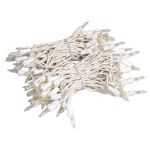 RetroGlo® Clear 100 Light Icicle Lights White Wire Long Drops