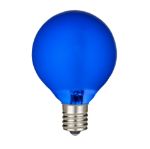 RetroGlo® Blue Satin G40 Globe Bulbs 25 Pack