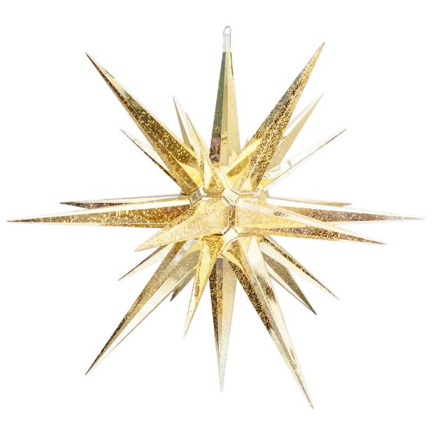 24" LED Moravian Star - Gold Metallic