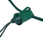 15 LED C9 Icicle Drop Green Wire - Warm White