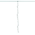 25 LED C9 Icicle Drop Green Wire - Pure White