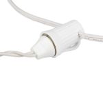 35 LED C9 Icicle Drop White Wire - Pure White