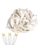 Coaxial 50 LED Old Color Warm White (19WW) 6" Spacing White Wire
