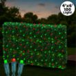 Red & Green LED Net Lights 4x6 Green Wire