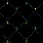 Lime Green LED Net Lights 4x6 Green Wire