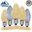 PeakPro Twinkle Warm White C7 LED Replacement Bulbs 25 Pack