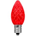 PeakPro Twinkle Red C7 LED Replacement Bulbs 25 Pack