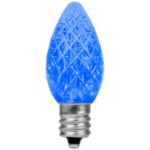 PeakPro Twinkle Blue C7 LED Replacement Bulbs 25 Pack