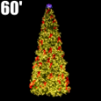 60' Classic Sequoia Lit Tree with Metal Frame
