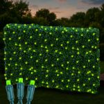 Lime Green LED Net Lights 4x6 Green Wire