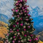 Coaxial Pink 70 LED C6 Strawberry Mini Lights Commercial Grade on Green Wire