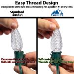 PeakPro Commercial Grade C9 1000' Spool 12" Spacing 10 Amp Green Wire