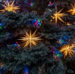 24" LED Moravian Star - Gold Metallic