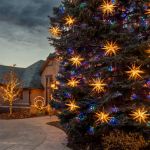 24" LED Moravian Star - Silver Metallic