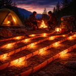Solar Luminous Safety Cord 23FT - Orange