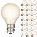 Frosted White - G30 - Plastic Filament LED Replacement Bulbs - 25 Pack