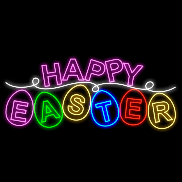 6' Happy Easter Egg Sign