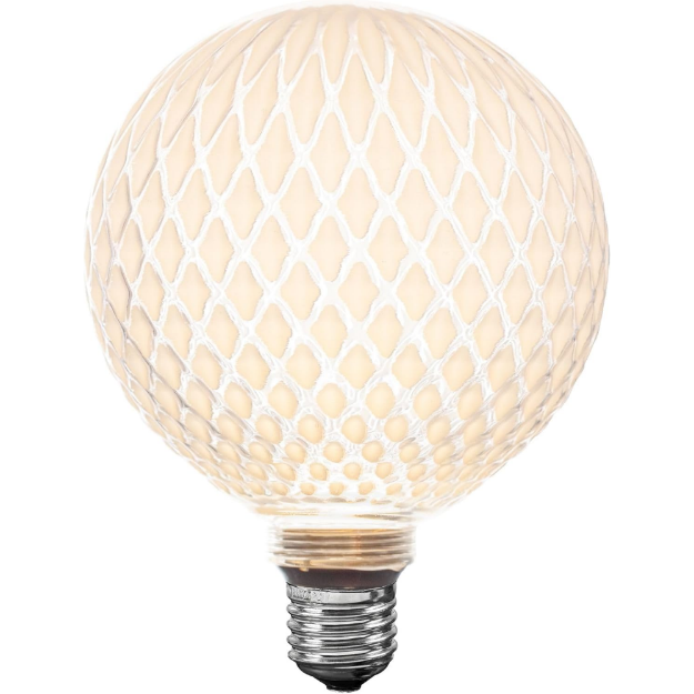 Diamond Luxe G125 LED Glass Globe Bulb
