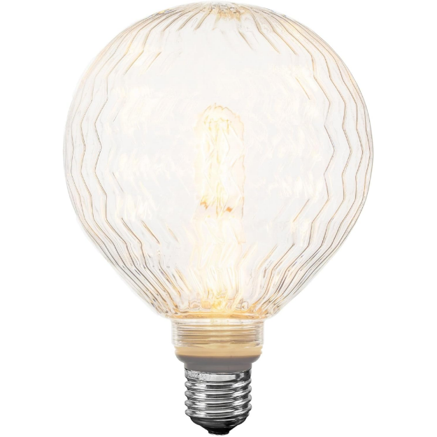 RippleLux G125 LED Glass Globe Bulb