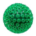 Green 100 Light Starlight Sphere 7.5"