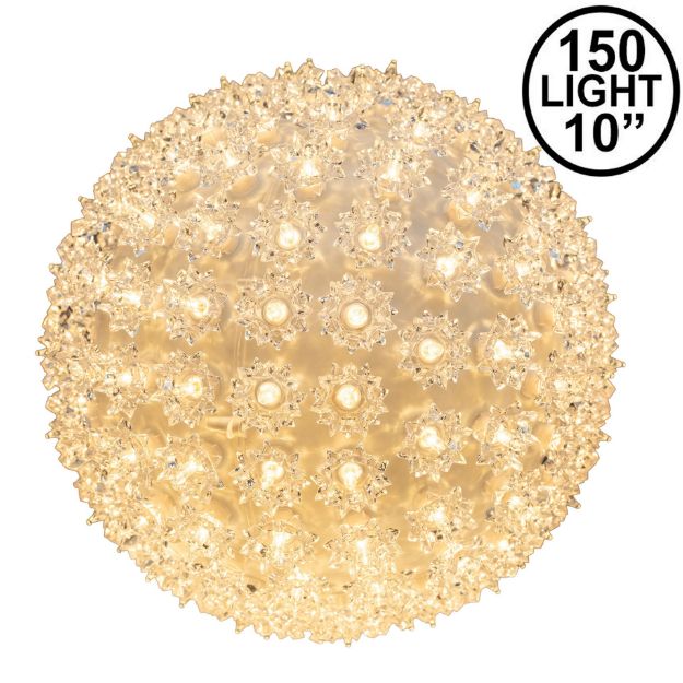 Clear 150 Light Starlight Sphere 10"