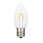 Warm White C9 U-Shaped LED Plastic Flex Filament Replacement Bulbs 25 Pack 