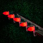 Red Ceramic Opaque C7 5 Watt Replacement Bulbs 25 Pack